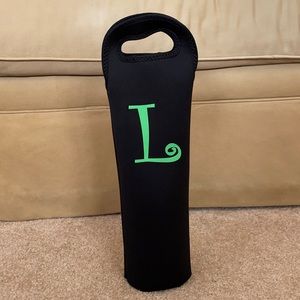 Neoprene Wine Carrier with Vinyl “L”